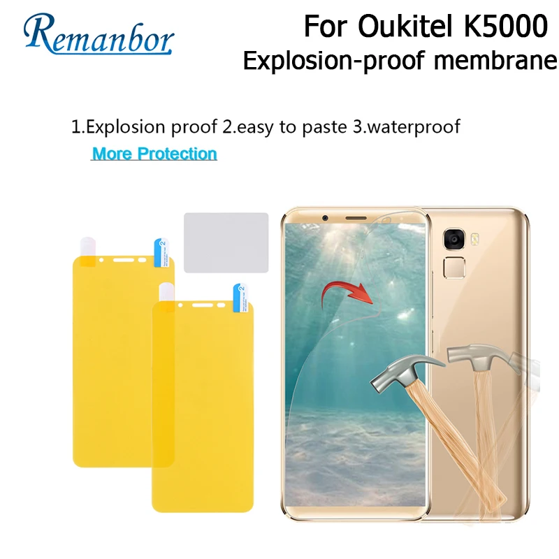 Remanbor 2 шт. для Oukitel K5000 противовзрывная защитная пленка Замена Экран защита