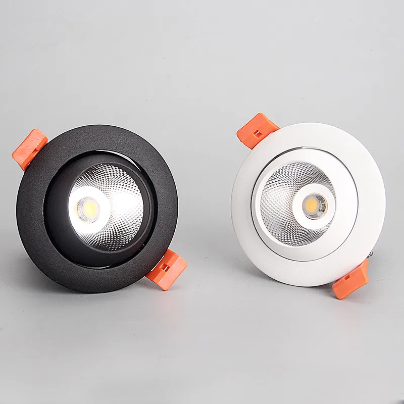 

Round Dimmable Bull's Eye Led downlight light LED COB Ceiling 10w 15w AC85-265V LED ceiling recessed Lights Indoor Lighting