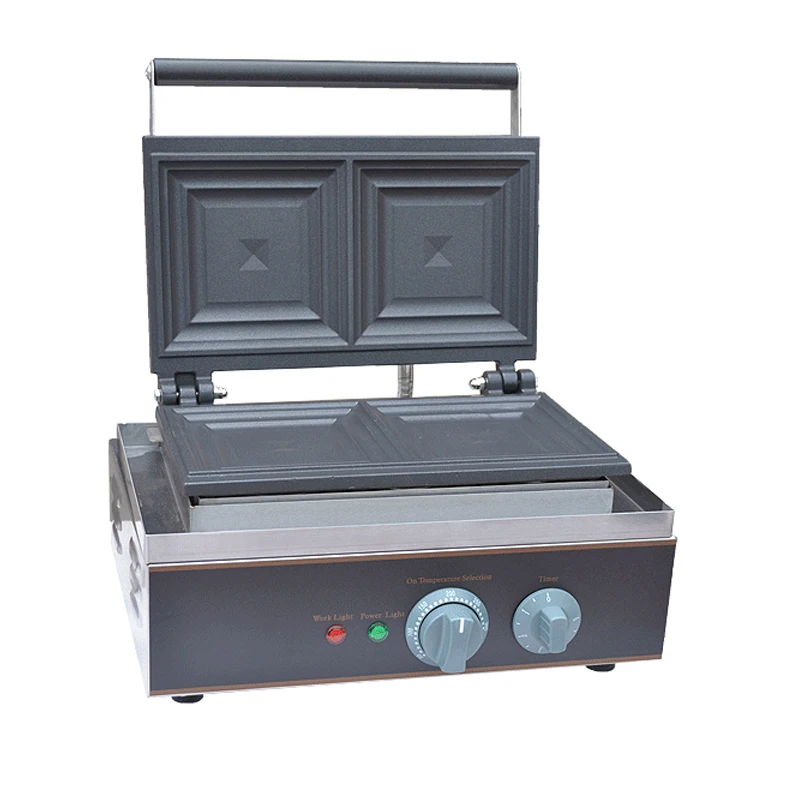 Stainless Steel Sandwich Maker 220V Bread Toaster Commercial Breakfast