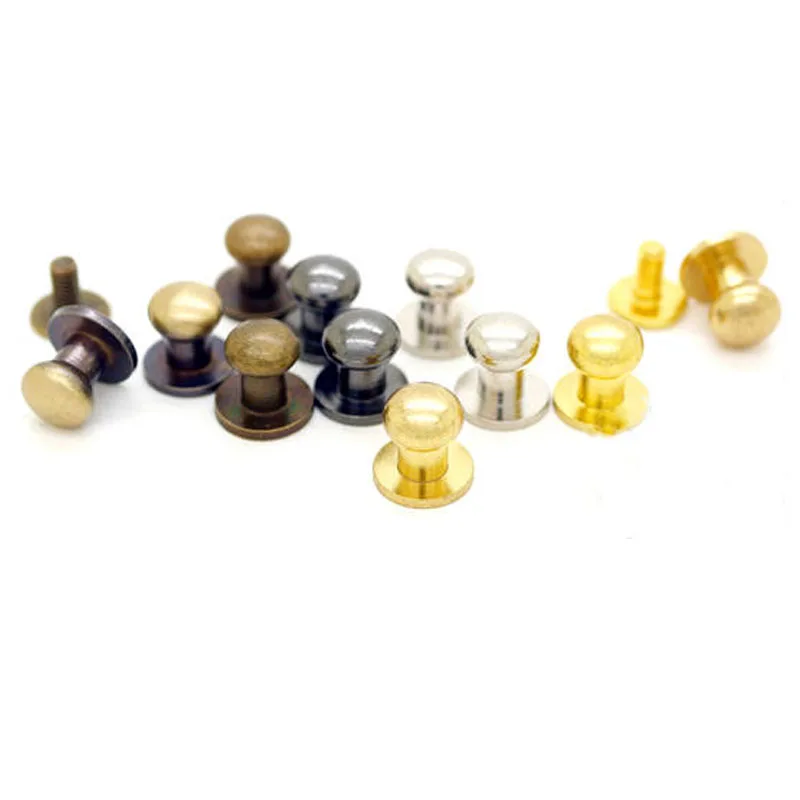 Ball Head Stud Screw Back Nipple Rivet Studs Button Strap Stopper