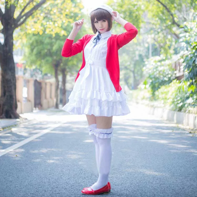 Новое поступление Saenai Heroine no Sodate-kata Kato Megumi Униформа косплей костюм платье любого