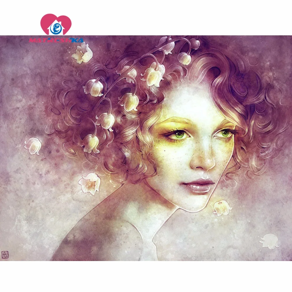 5d diy diamond painting beauty Diamond mosaic full square rhinestones diamond embroidery sale 5d rhinestone art Hobby crafts
