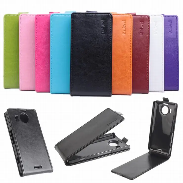 

HongBaiwei Leather Case For Microsoft Nokia Lumia 950XL Flip Cover Case For Nokia N950XL Leather Cover Case Phone Cases