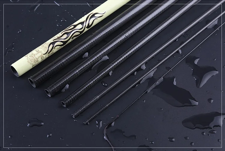 Ultralight Hard 3.6/4.5/5.4/6.3/7.2 Meters Stream Hand Pole Carbon Fiber Casting Telescopic Fishing Rods Fish Tackle Hand Pole