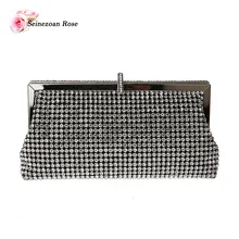 2016 luxus Frauen Voller Strass Handtaschen Damen Abendgesellschaft Kupplung Taschen Frauen Kleine Crossbody Messenger Bags bolsa feminina