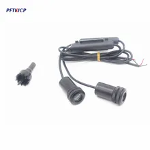 PFTKJCP 2/pcs car projector Logo Ghost Shadow Light for Lada priora Granta kalina niva largus for GAZ samara led light drilling