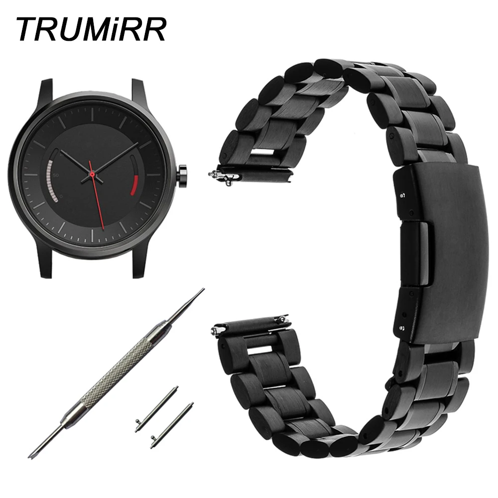 20 мм быстросъемный ремешок для часов Garmin Vivomove из нержавеющей стали замены