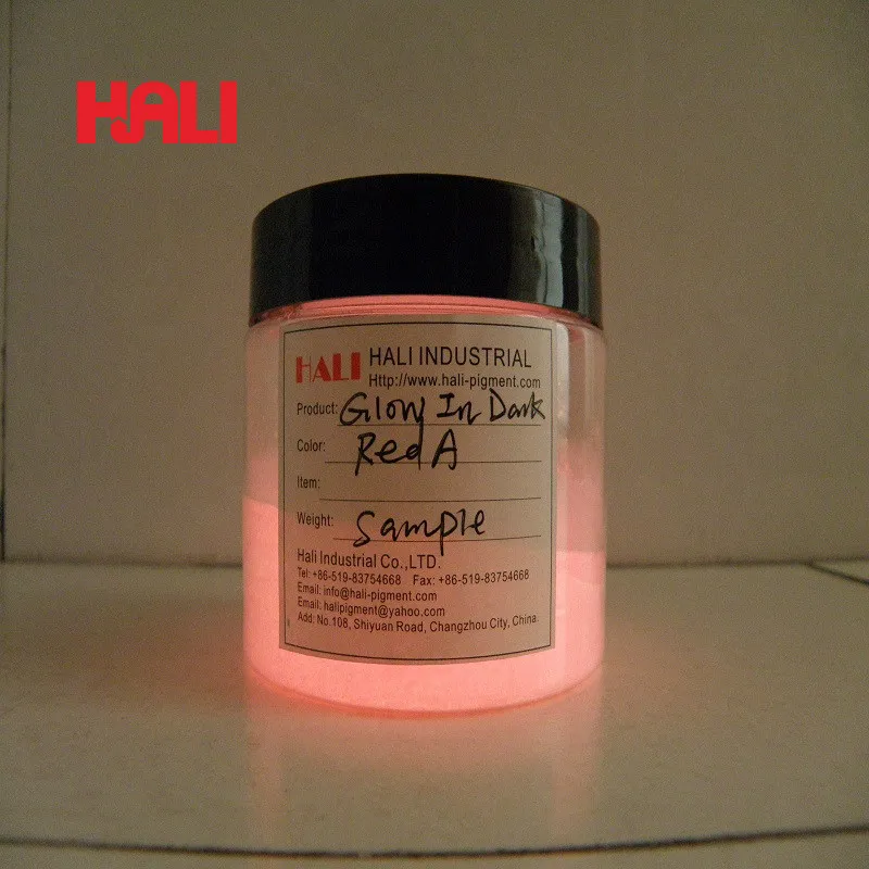 Люминесцентный порошок, светящийся в темноте пигмент, цвет: красный, товар: HLD-716, широко используется во многих областях, заказывайте 5 кг, дайте вам специальную скидку