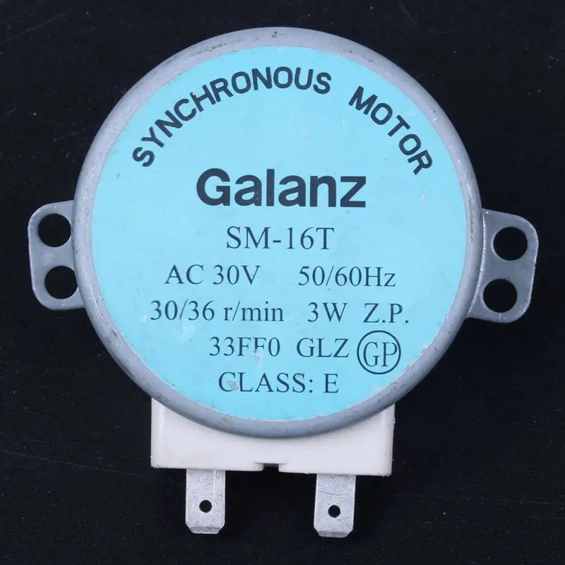 Sm-16t ac 30v 3,5/4 w 30/36 об/мин синхронный двигатель для микроволновой печи Galanz