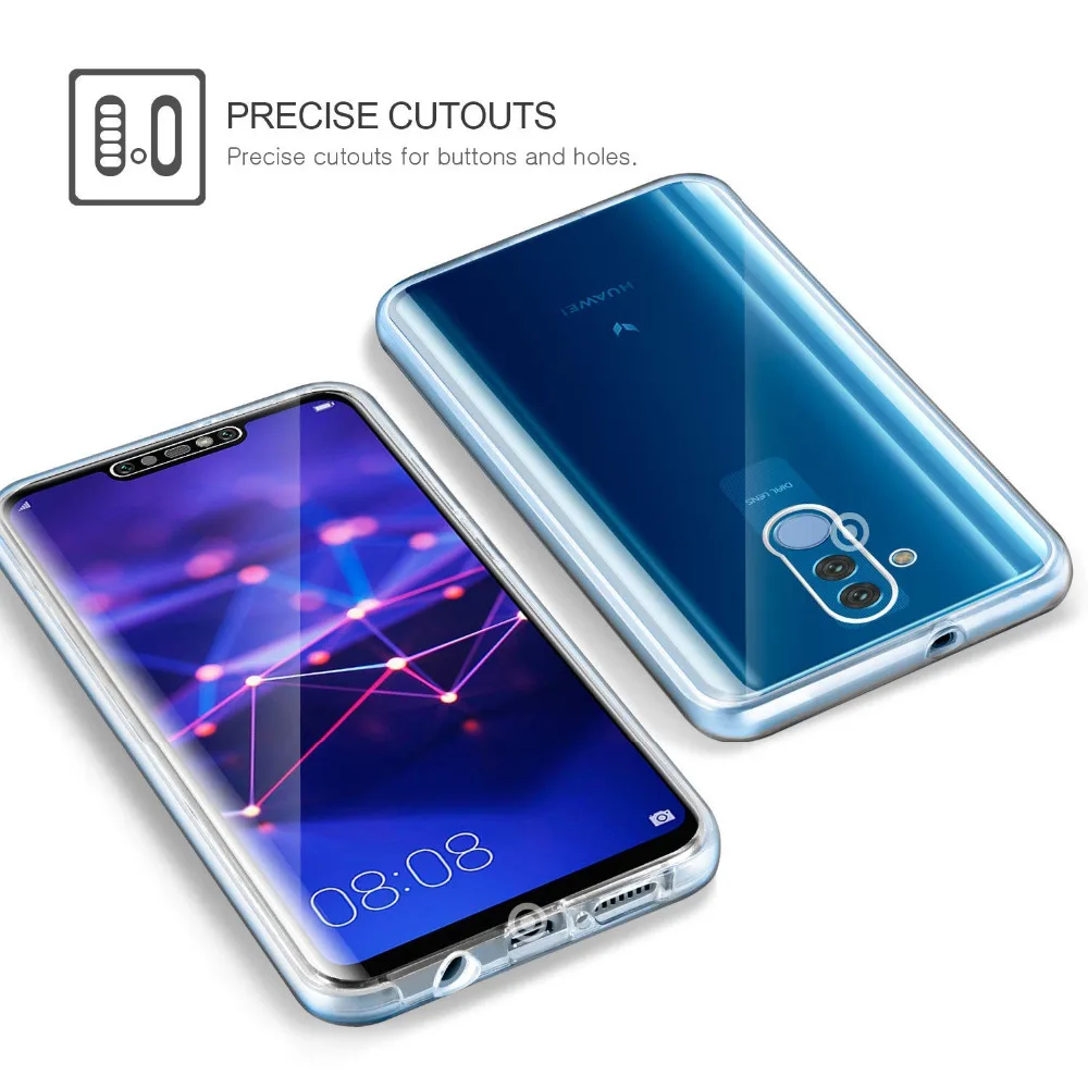 360 Degree Clear Full Protection Soft TPU Case Cover sFor Huawei Mate 20 Lite Front & Back Full Body Phone Capa For Mate 20 Case (4)