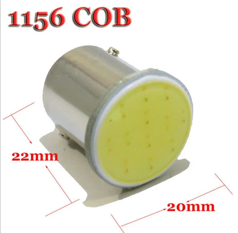 Новинка, Белый 10 шт. Cob P21w 12Led 12smd 1156 1157 Ba15s 12v лампы Rv грузовик с прицепом стайлинга автомобилей светильник стоянки авто лампа