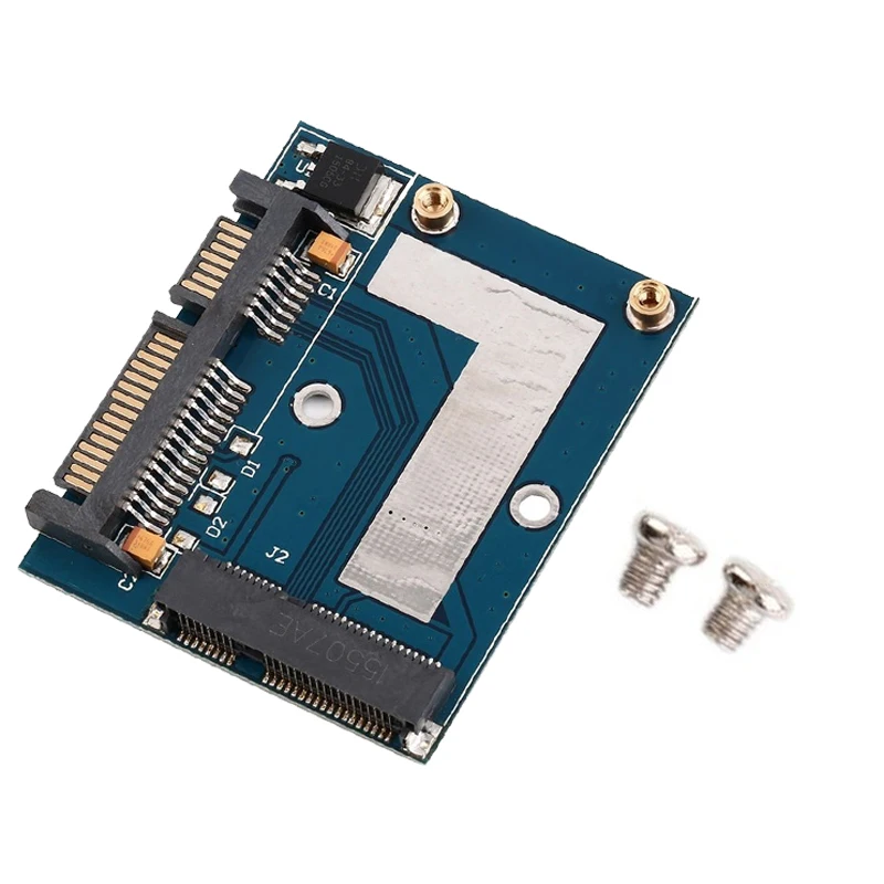 

Mini PCI-e MSATA To 2.5" SATA Adapter Converter Card Module Blue Board