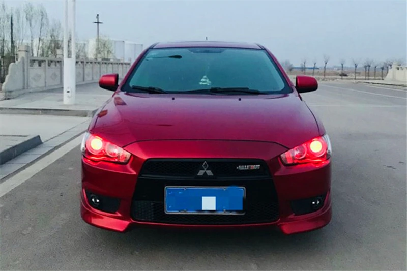 Используется для mitsubishi lancer-ex бампер губы передние и задние 2009 10 11 12 лет PP пластиковый комплект кузова спойлер переоборудование аксессуары