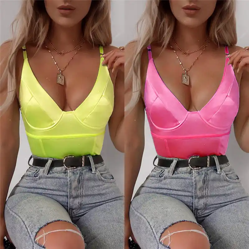 bright pink bodysuit