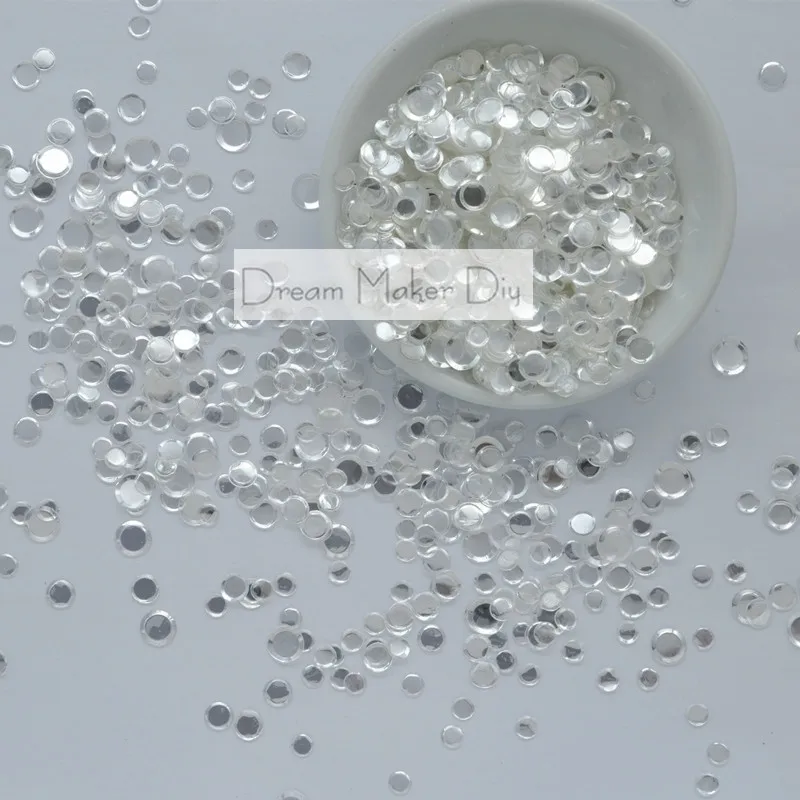 

3000pcs/lot 4/5/6mm Crystle Round Shape Loose sequins Glitter Paillette Sewing Wedding Confetti Craft Good Quality Kids DIY