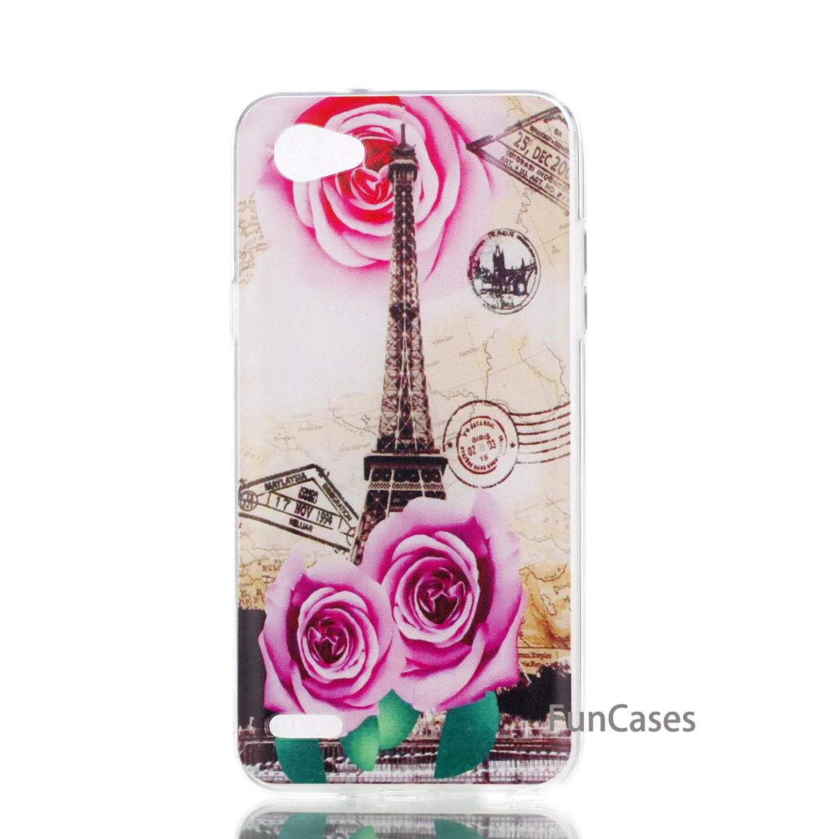 Harga MKSUP Putih Cat Kasus Coque sFor LG Q6 Lembut TPU Telepon kasus Csse Berpola Silicone Kasus LG Q6 Obal Na Telefon Coque