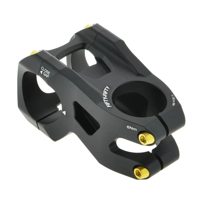 FIFTY-FIFTY Aluminum Alloy Mountain Bike Stem for 1-1/8 Steer Tube 31.8mm Handlebar FIFTY-FIFTY Aluminum Alloy Mountain Bike Stem for 1-1/8 Steer Tube 31.8mm Handlebar