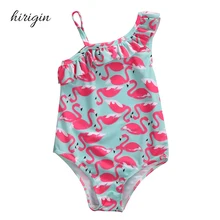 Hirigin бренд полиэстер Одна деталь Дети Купальник Обувь для девочек Купальник цветочный Купальники для малышек бикини пляжная одежда платье