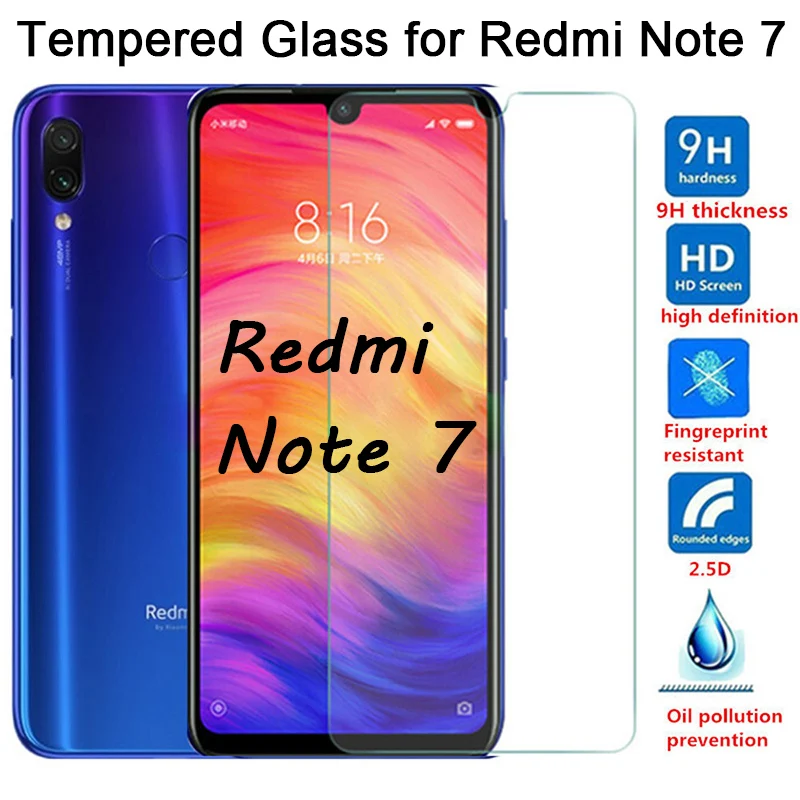 С уровнем твердости 9H Защитная пленка для Стекло для Redmi Note 7 Экран Защитная крышка для Xiaomi Redmi K20 Pro закаленное Стекло на Redmi Note 8 6 Pro фотоаппаратов моментальной печати 7 S 5 5A