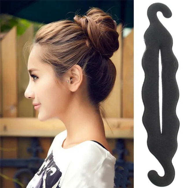 80pcs 24cm High Quality Women Girl Magic Foam Sponge Hairdisk