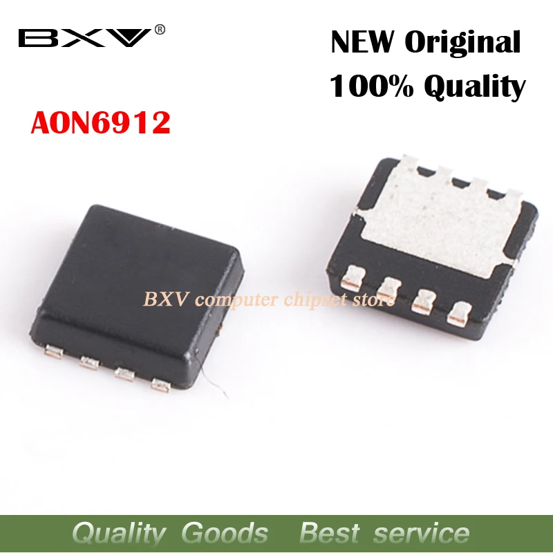 10 шт. AON6912 AO6912 6912 новый оригинальный чип QFN для ноутбука бесплатная доставка |