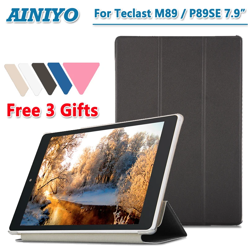 Ультратонкий чехол для Teclast M89 m89 pro 7," Tablet PC, Модный чехол для Teclast P89se, защитный чехол с 3 подарками