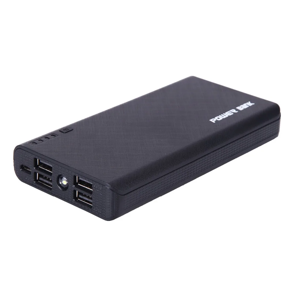 Портативный зарядный аккумулятор power bank 4 USB 50000 mAh Bank светодиодный внешний