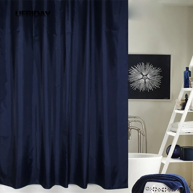 UFRIDAY Donkerblauw Douchegordijn Milieuvriendelijke Waterdichte ... UFRIDAY Donkerblauw Douchegordijn Milieuvriendelijke Waterdichte ...