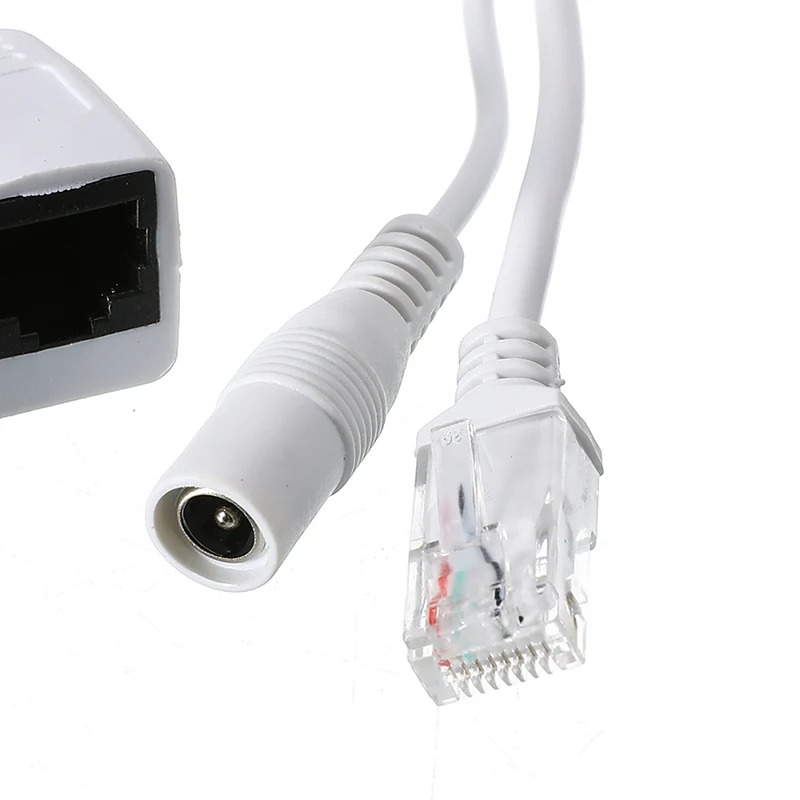 1 пара POE Splitter + POE Инжектор POE коммутатор кабель видеонаблюдения адаптер 12 В блок питания кабель видеонаблюдения аксессуар