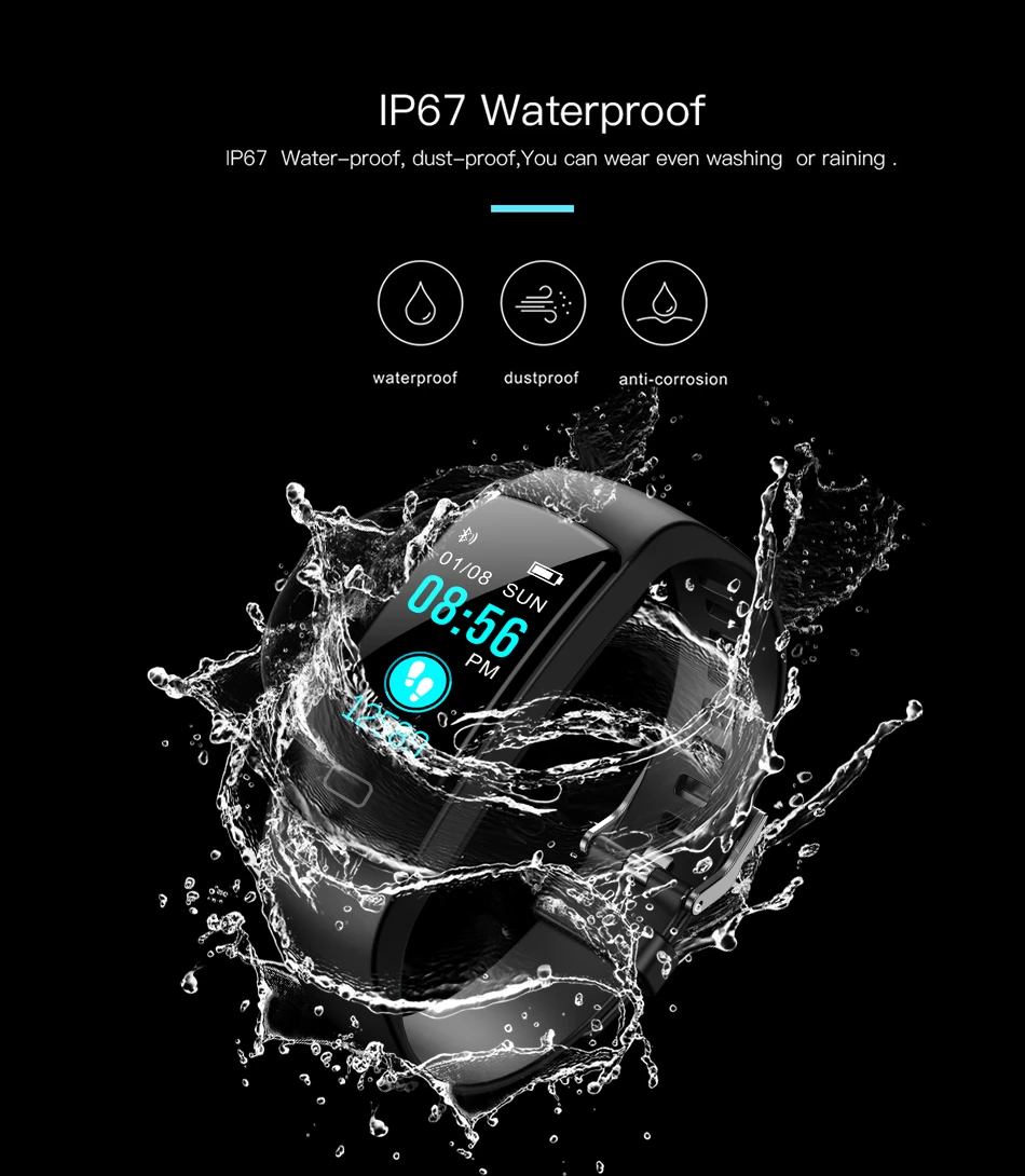 BANGWEI новые женские модные Смарт-часы кровяное давление монитор сердечного ритма шагомер фитнес-трекер часы для Android IOS