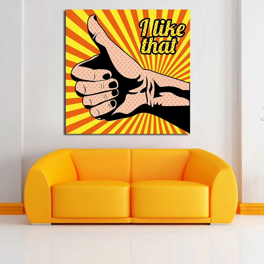 JQHYART Home Decor Canvas Modern Paintings On Painting Pop Art Movement Wall Picture No Frame | Дом и сад
