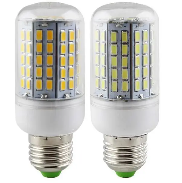 Светодиодная лампа E27 220 В 24 38 48 56 69 72 96 светодиодов SMD 5730 bombillas ampoule lampada лампы focos