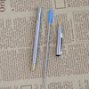 1 Pc New Arrival Stainless Steel Rod Rotating Metal Ballpoint Pen Commercial Ballpoint Pen Gift Stationery ► Photo 3/5