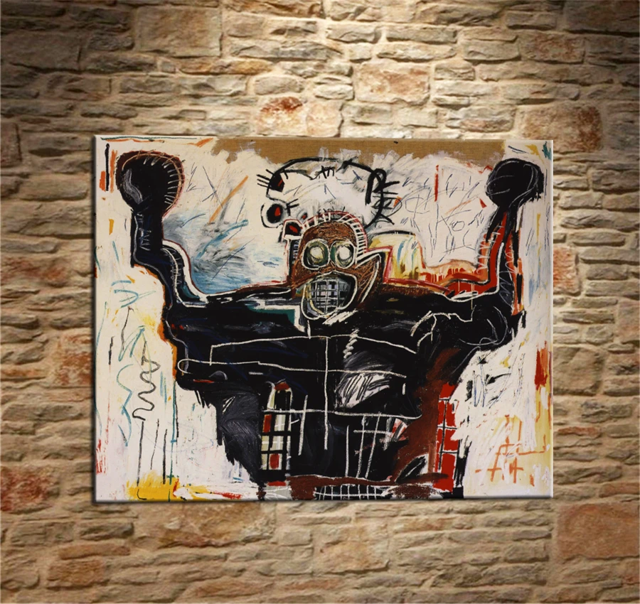 Jean Michel Untitled graffiti 1 панель абстрактная настенная живопись маслом плакат напечатанная Картина на холсте для гостиной домашний Декор#73