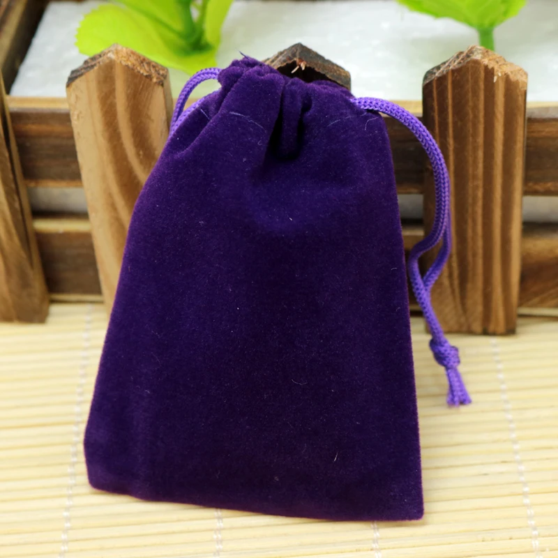 10Pcs/Lot Small Velvet Bags 5x7 7x9 9x12cm Charms Earrings Jewelry Packaging Bags Wedding Drawstring Velvet Pouches Gift Bag
