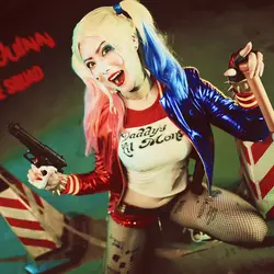 Harley Quinn Cosplay Costume Outfit Women Joker Sexy Suit Coat Halloween Carnival Party Clothes Cosplay Custom Made Adult