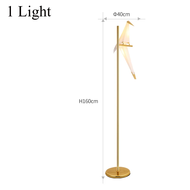 Современный оригами кран Птица подвесной светильник в скандинавском стиле Креативный дизайн индивидуальная лампа подвесной отель зал Салон Спальня бар EMS - Цвет корпуса: 1 lamp 160cm