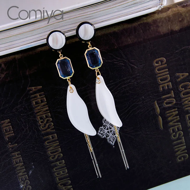 Серьги подвески Comiya этнические богемные серьги корейские модные ювелирные