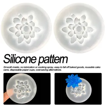 

Silicone Mold Flower Rose Mirror Craft DIY Pendant Jewelry Decor Making Epoxy Resin Valentine's Day Rose Epoxy Jewelry Mould