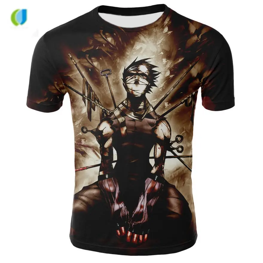 Casual Hip Hop Anime Naruto Boy/Girl Short Sleeve Funny Summer Top T-Shirt s-4xl | Мужская одежда