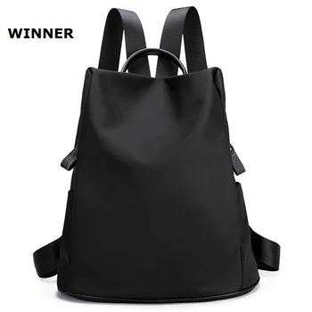 

Waterproof School Backpack for Teenage Girl Mochila Feminina Women Backpacks Nylon Casual College Bagpack Female Bolsas Sac A Do