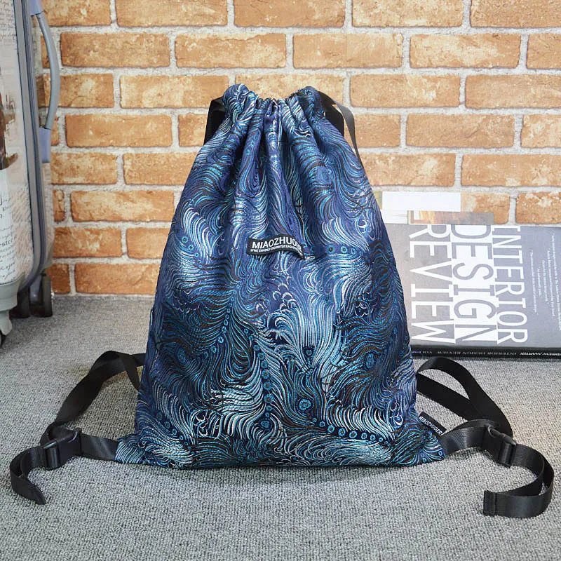 Words O Youth Di Multicolore Shoulder Qualità Borsa Should Con Sacchetto Unisex Alta 43 slim Nylon Coulisse Outdoor Viaggio Corda Da Borse slim Per Wide Fit Del Shoulder 33 Zaino Flowers Formato Fatta 1wdfxqa