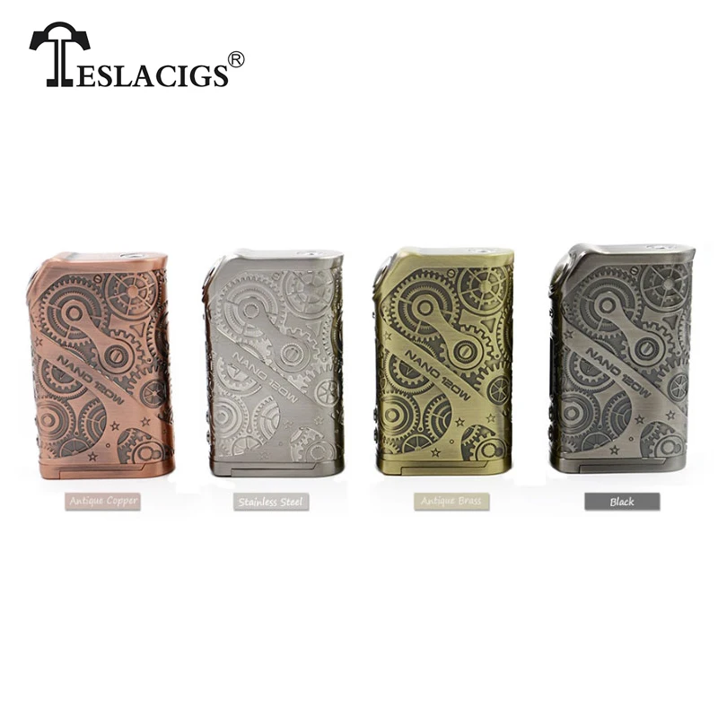 Electronic Cigarettes Original Tesla Nano 120W Mechanical Box Mod Vape for ARROW RDTA Tank Vaporizer Atomizer Vs Smok alien Mod Electronic Cigarettes Original Tesla Nano 120W Mechanical Box Mod Vape for ARROW RDTA Tank Vaporizer Atomizer Vs Smok alien Mod