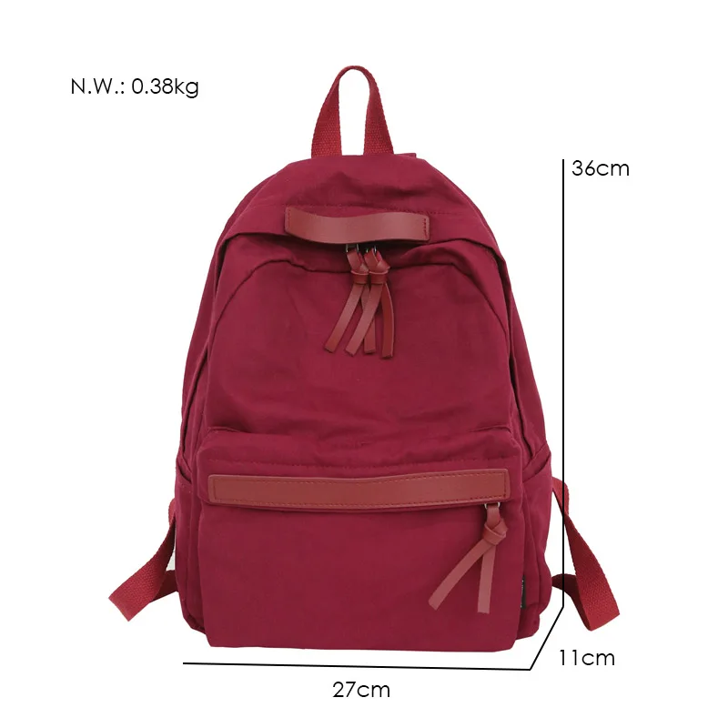 Menghuo High Quality Women Canvas Backpack Teenage Girls Leisure Backpack Bag Vintage Stylish Female School Bag Bookbag Mochilas (13)