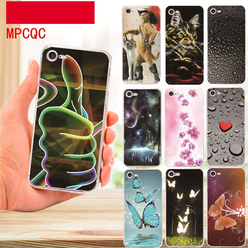 MPCQC Transparent Soft TPU Anti-knock Silicon Phone Case for iphone X 7 8 plus 6 6s butterfly High end Back Cover case |