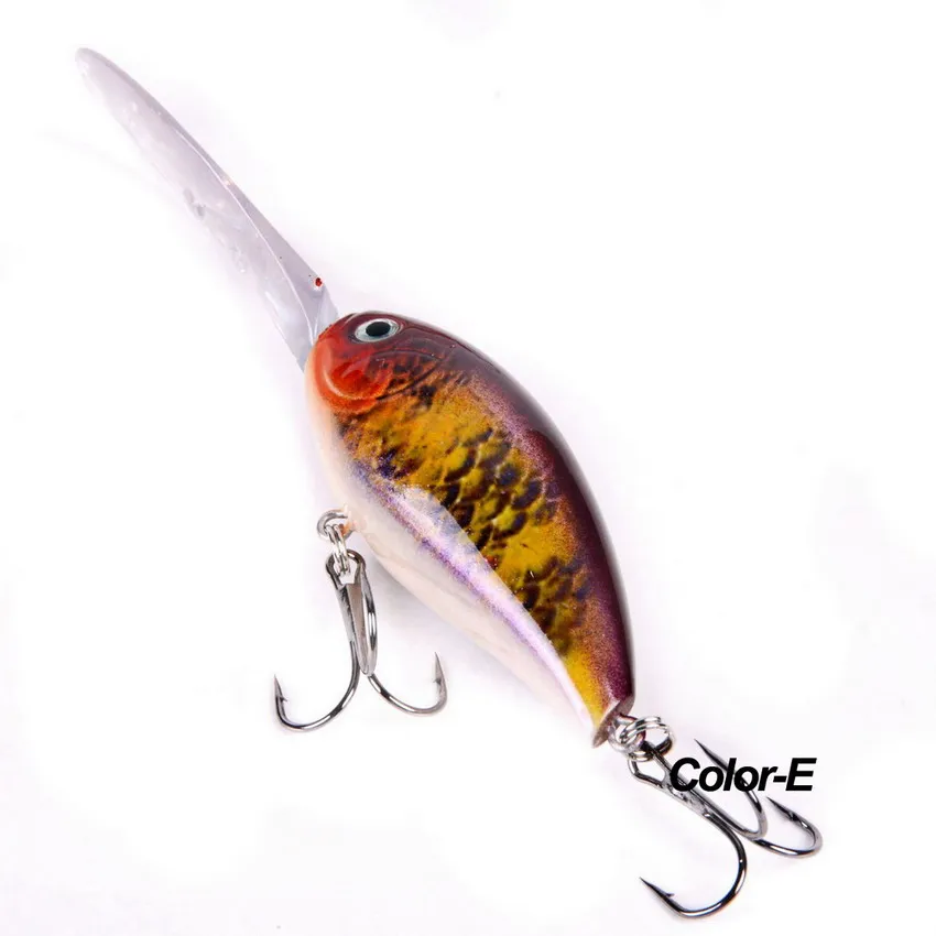 Crank Fish Bass Tackle Hooks Baits Crankbait Wobbler Pike Carp Trout Perch Catfish Fishing Batis Pesca Tackles 1PC 12cm 18g