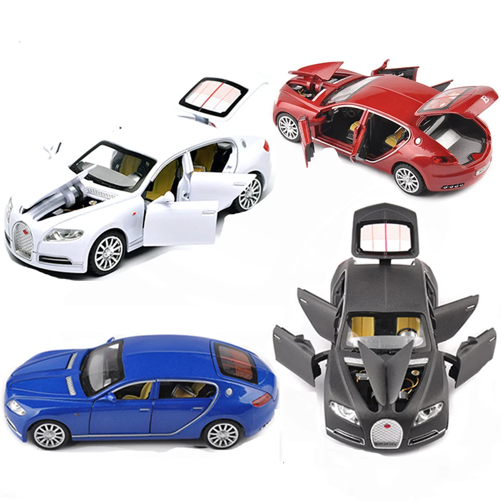 1/32 Bugatti Veyron 16C Galibier Diecast металлические модели автомобилей сплав электронный