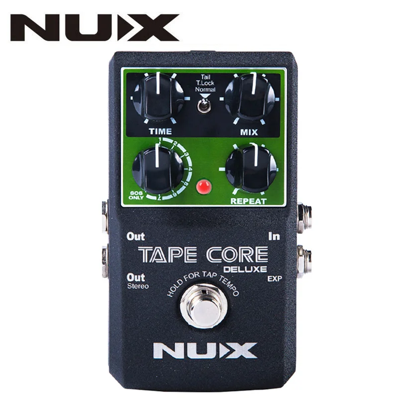 NUX Tape Core Deluxe Tape Echo Delay Effects Guitar Pedal Classic Tape Echo Tone 7 delay Modes guitar pedal With User Manual NUX Tape Core Deluxe Tape Echo Delay Effects Guitar Pedal Classic Tape Echo Tone 7 delay Modes guitar pedal With User Manual