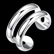 Resizable Silver Plated Ring