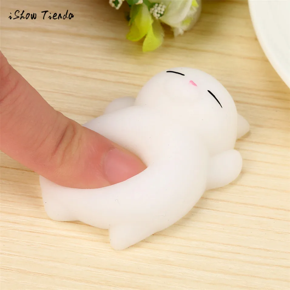 

2017 White Cute Cat Mochi Squishy Squeeze Healing Fun Kids Kawaii Toy Stress Reliever Decor Christmas Gift Dropshipping #15